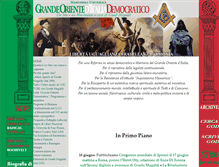 Tablet Screenshot of grandeoriente-democratico.com